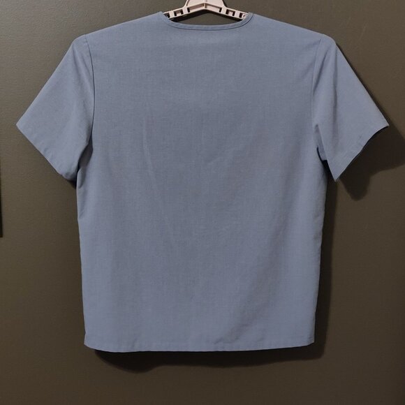 Figs Men's Leon 3 Pocket Grey Scrub Top SIZE XL - Picture 3 of 6